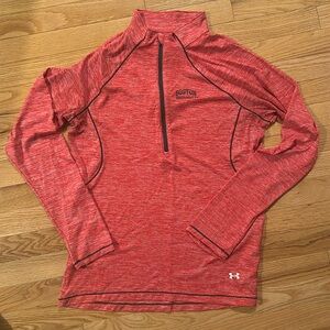 Boston University UA quarter zip